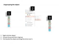Five staged vertical timeline diagram flat powerpoint design