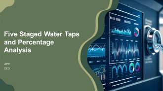 Five Staged Water Taps And Percentage Analysis PPT PowerPoint AT