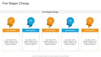 Five Stages Change In Powerpoint And Google Slides Cpb