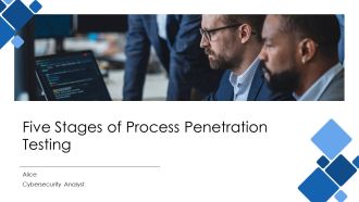 Five Stages Of Process Penetration Testing PPT Summary AT