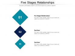 Five stages relationships ppt powerpoint presentation gallery examples cpb