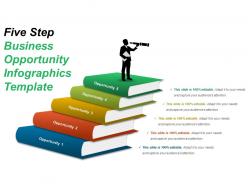 Five step business opportunity infographics template
