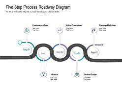 Five step process roadway diagram