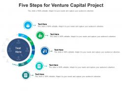 Five Steps For Venture Capital Project Infographic Template