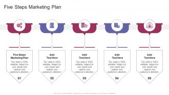 Five Steps Marketing Plan In Powerpoint And Google Slides Cpb