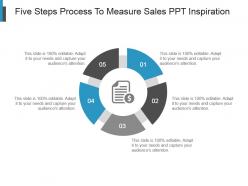 Five steps process to measure sales ppt inspiration