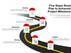 Five steps road plan to achieved project milestone