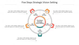 Five Steps Strategic Vision Setting Ppt Powerpoint Presentation Ideas Gridlines Cpb