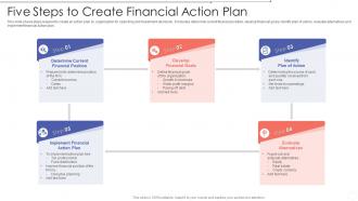 Five Steps To Create Financial Action Plan