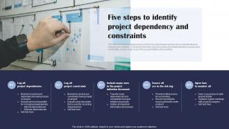 Five Steps To Identify Project Dependency And Constraints
