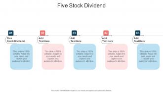 Five Stock Dividend In Powerpoint And Google Slides Cpb