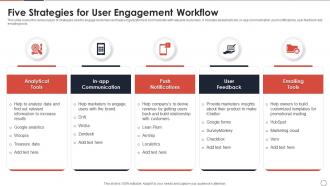 Five Strategies For User Engagement Workflow