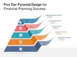 Five tier pyramid design for financial planning success