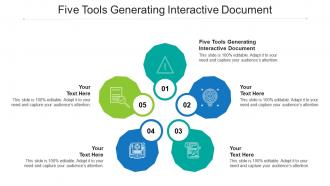 Five tools generating interactive document ppt powerpoint presentation file structure cpb