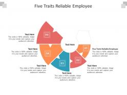 Five traits reliable employee ppt powerpoint presentation show sample cpb