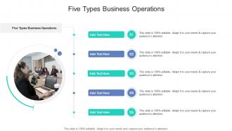 Five Types Business Operations In Powerpoint And Google Slides Cpb
