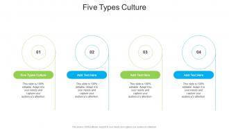 Five Types Culture In Powerpoint And Google Slides Cpb