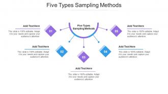 Five Types Sampling Methods Ppt Powerpoint Presentation File Gridlines Cpb