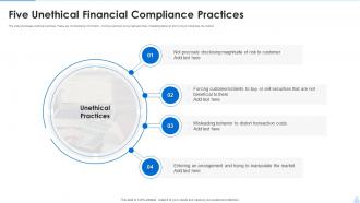 Five Unethical Financial Compliance Practices