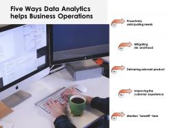 Five Ways Data Analytics Helps Business Operations