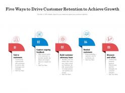 Five ways to drive customer retention to achieve growth