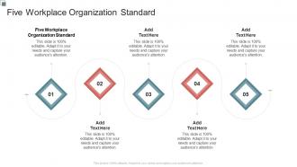 Five Workplace Organization Standard In Powerpoint And Google Slides Cpb