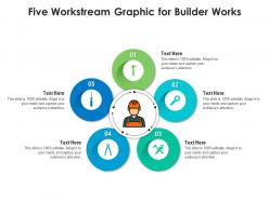 Five workstream graphic for builder works infographic template