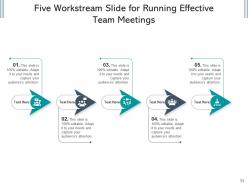 Five workstreams center visual business device sales effective infographic