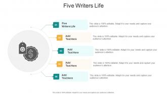 Five Writers Life In Powerpoint And Google Slides Cpb