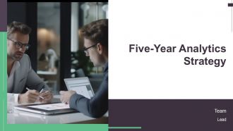 Five Year Analytics Strategy And Implementation Plan PPT Demonstration AT