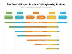 Five year civil project structure civil engineering roadmap