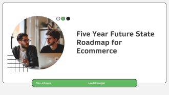 Five Year Future State Roadmap For Ecommerce PPT Mockup AT