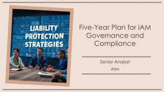 Five Year Plan For IAM Governance And Compliance PPT Presentation AT