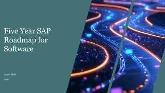 Five Year SAP Roadmap For Software PPT Template AT
