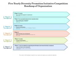 Five yearly diversity promotion initiative competition roadmap of organization