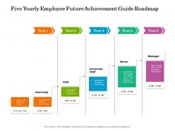 Five yearly employee future achievement guide roadmap