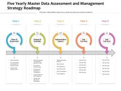 Five Yearly Master Data Assessment And Management Strategy Roadmap