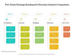 Five yearly strategic roadmap for diversity initiative competition