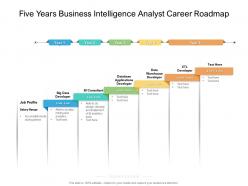 Five Years Business Intelligence Analyst Career Roadmap