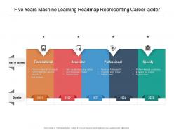 Five Years Machine Learning Roadmap Representing Career Ladder