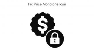 Fix Price Monotone Icon In Powerpoint Pptx Png And Editable Eps Format