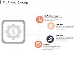 Fix pricing strategy ppt powerpoint presentation portfolio inspiration cpb
