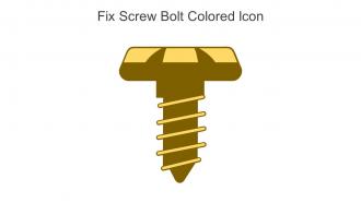 Fix Screw Bolt Colored Icon In Powerpoint Pptx Png And Editable Eps Format