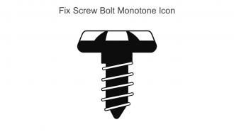 Fix Screw Bolt Monotone Icon In Powerpoint Pptx Png And Editable Eps Format