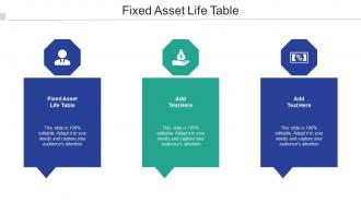 Fixed Asset Life Table Ppt Powerpoint Presentation File Deck Cpb