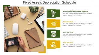 Fixed Assets Depreciation Schedule In Powerpoint And Google Slides Cpb