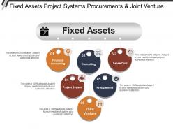 Fixed Assets Project Systems Procurements And Joint Venture