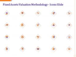 Fixed assets valuation methodology icons slide ppt example topics