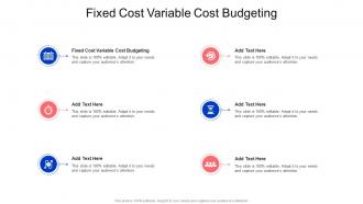 Fixed Cost Variable Cost Budgeting In Powerpoint And Google Slides Cpb