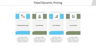 Fixed dynamic pricing ppt powerpoint presentation inspiration example file cpb